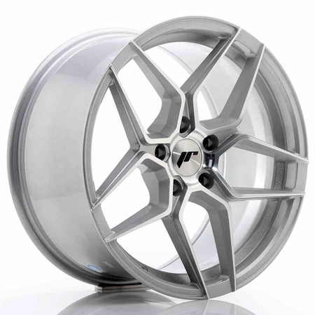 JR Wheels JR34 18x9 ET35 5x120 Silver Machined Face