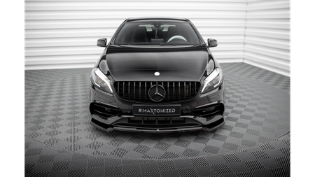 Front Splitter V.1 Mercedes-Benz A AMG-Line W176 Facelift