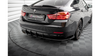 Splitter BMW 4 F36 Tył Boczne Street Pro Black-Red + Gloss Flaps