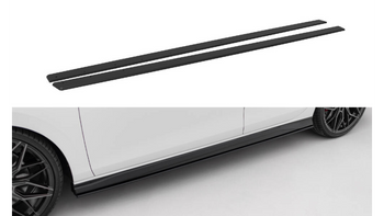 Side Skirts Volkswagen Golf GTI GTE GTI Clubsport R-Line Mk8 Street Pro Black v.2