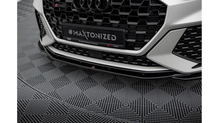 Splitter Audi RSQ3 F3 przód v.2 Gloss Black