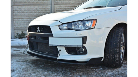 Splitter Mitsubishi Lancer Evo X przód Racing v.1