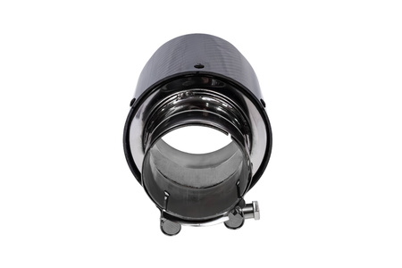 Exhaust Tip 114mm enter 76mm Carbon Gloss