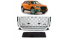 Grill Audi Q2 Silver & Gloss Black