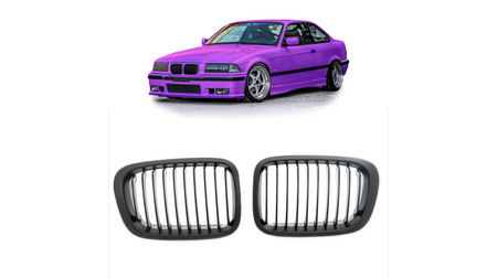 Grill BMW 3 E36 Compact Gloss Black & Chrome