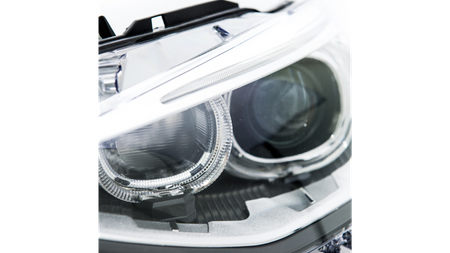 Lights BMW 1 F20 F21 Front LED Angel Eyes Black