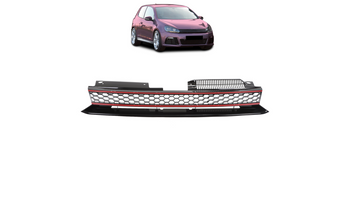 Grill Volkswagen Golf VI Red Strip Badgeless