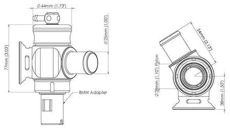 Turbosmart Blow Off BMW 135I 335I Z4 N54 Dual Port Kit