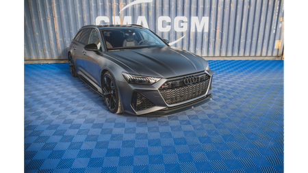 Splitter Audi RS6 RS7 C8 przód v.3 Gloss Black