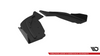 Splitter BMW 1 F40 M-Pack Rear Side Street Pro v.2 Black + Gloss Flaps