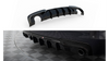 Diffuser BMW 5 F10 M-Pack Rear Valance v.2 Version with two single exhausts Gloss Black