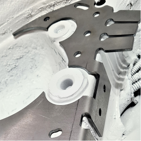 Reinforcement plate BMW 3 E36 Rear trailing arm mount