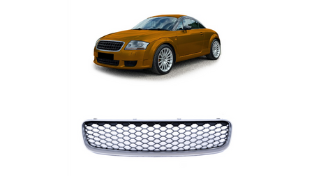 Grill Audi TT 8N Silver & Gloss Black