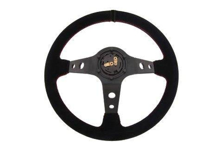 Steering wheel Pro 350mm offset:80mm Suede Black