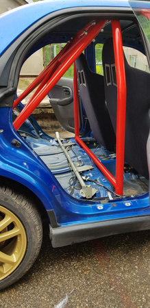Rollbar skręcana pół klatka Toyota Celica 6 White