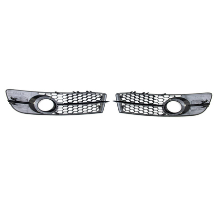 Fog Light Covers Audi A6 C6 Gloss Black