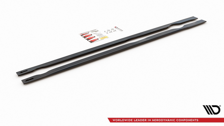 Diffuser Volkswagen Golf 7 GTI TCR Side Skirts Red