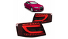 Lampy Audi A6 C6 Tył LED Red-Smoke