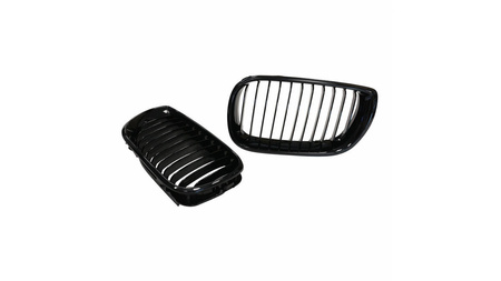 Grill BMW 3 E46 Facelift Compact Single Line Gloss Black