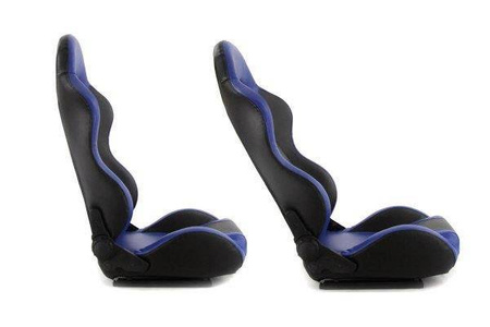 Racing seat MONZA PVC Blue