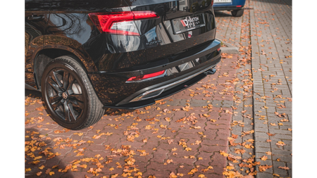 Splitter Skoda Karoq I Sportline Tył Środkowy Gloss Black