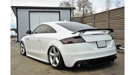 Splitter Audi TT 8J S-Line Rear Central with Diffuser Gloss Black