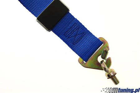 Racing seat belts 4p 3" Blue - Pro Sport