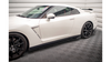 Diffuser Nissan GTR R35 Facelift Side Skirts + Flaps Gloss Black