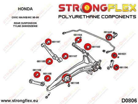 Rear trailing arm mount bush