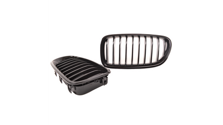 Grill BMW 5 F10 F11 pojedyncze żeberka Gloss Black