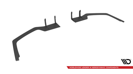 Splitter Honda Civic X Facelift Sport Tył Boczne Street Pro Black-Red