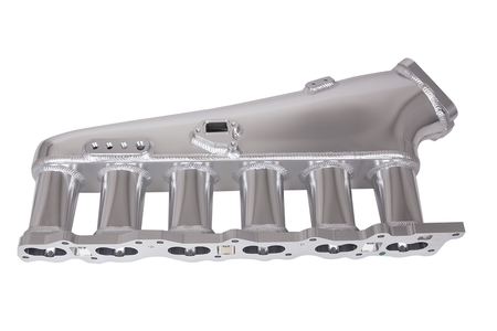 Intake manifold Nissan RB25 with throttle body and fuel rail