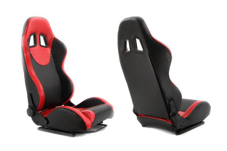 Racing seat MONZA PVC Red