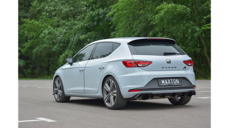 Dokładka Seat Leon III Cupra Zderzak Tył Gloss Black