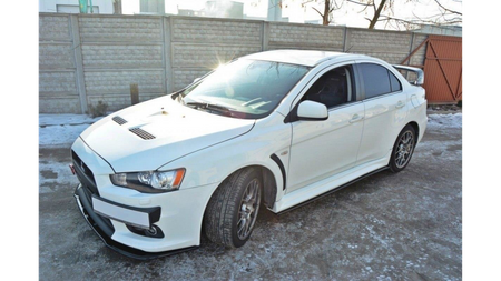 Dokładka Mitsubishi Lancer Evo X Progi Gloss Black