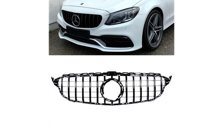 Grill Mercedes-Benz C W205 S205 A205 C205 Facelift GT Gloss Black