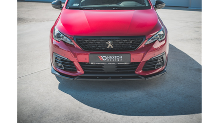 Splitter Peugeot 308 GT II Facelift przód v.1 Gloss Black