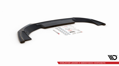 Splitter Fiat 500 Abarth I Facelift przód Gloss Black