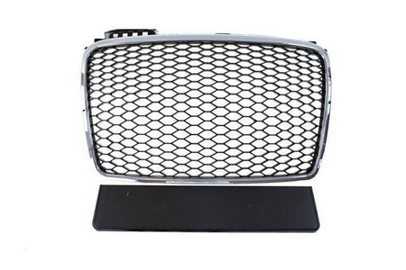 Grill Audi A4 B7 RS-Style Chrome-Black