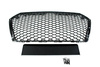 Grill Audi A4 B9 RS-Style Gloss Black PDC