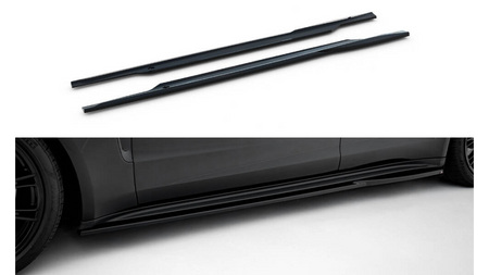 Side Skirts Porsche Panamera Turbo S E-Hybrid Panamera E-Hybrid 971 v.2