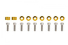 Decorative screws M8x1.25 25mm JDM Gold