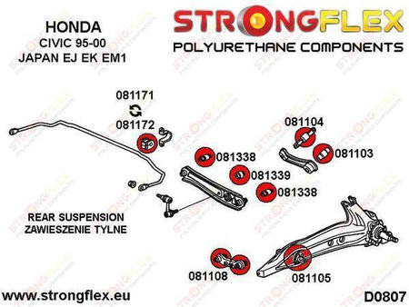 Full suspension bush kit SPORT