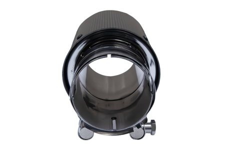 Końcówka tłumika 101mm wejście 70mm Carbon Gloss