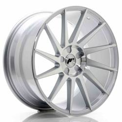 JR Wheels JR22 20x10 ET20-40 5H BLANK Silver Machined Face