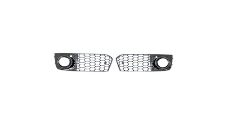 Fog Light Covers Audi A4 B8 Gloss Black