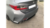 Splitter Lexus RC Rear Central without Diffuser Gloss Black