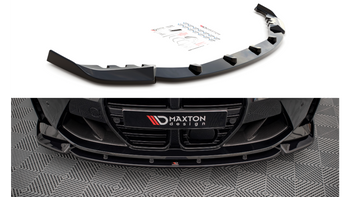 Splitter BMW 4 G82 3 G80 M-Pack przód v.3 Gloss Black