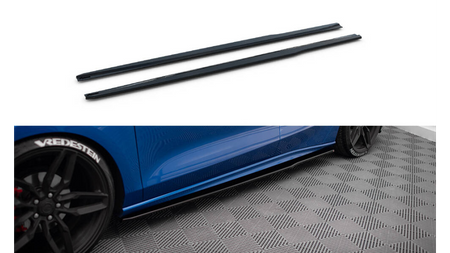 Diffuser Ford Fiesta VII ST ST-Line Side Skirts v.3 Gloss Black