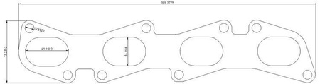 Exhaust flange Fiat Coupe, Fiat 16V